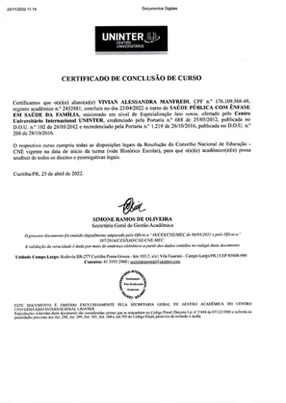 Dra. Vivian Manfredi